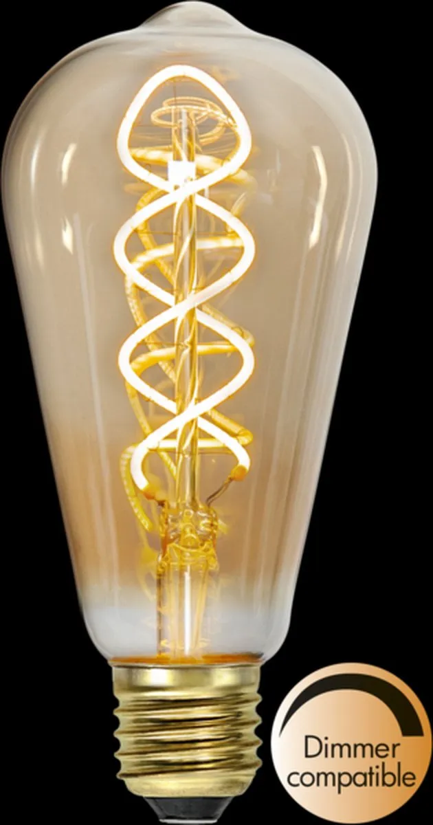 Star Trading Edison Druipvormlamp E27 3.2W - 5 Stuks