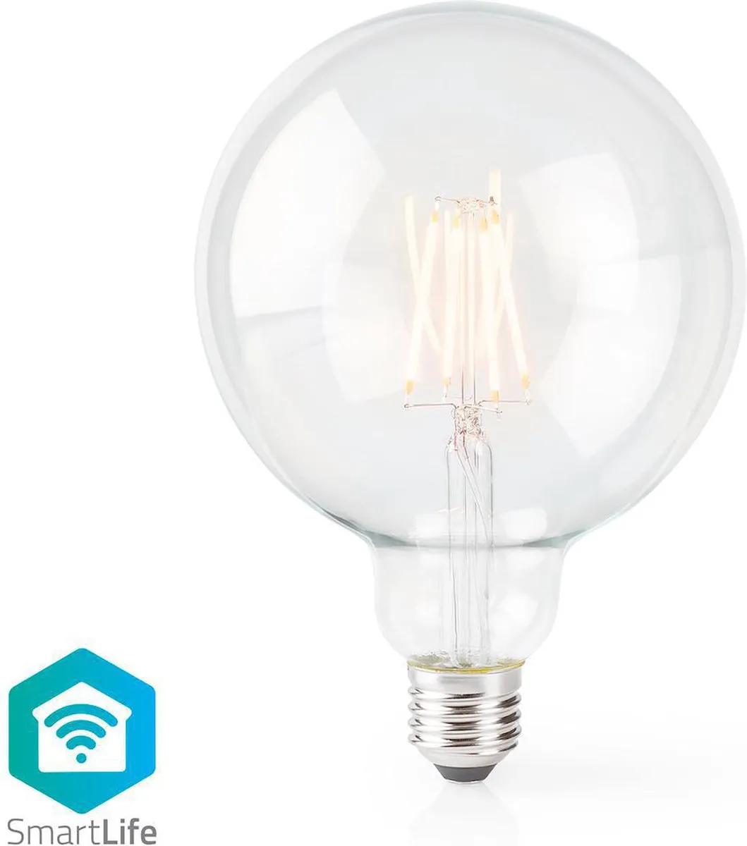 Nedis SmartLife LED Filamentlamp E27 5W Warm Wit - Glas - 1 Stuks