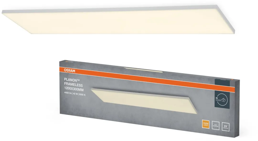 Osram Planon Frameloze Plafondlamp 40W 1200x300mm - Warm wit 3000K
