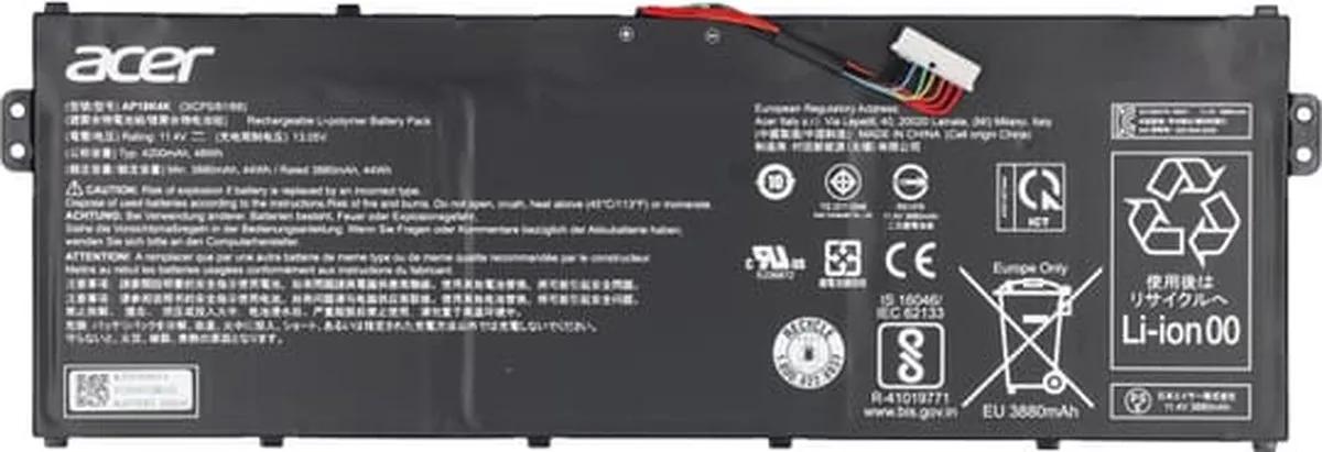 Acer Accu KT.00304.013 Laptop - 3800mAh