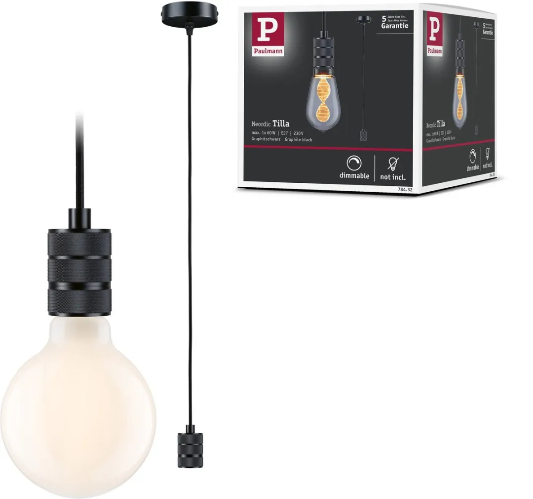 Paulmann Neordic Tilla Hanglamp E27 60W
