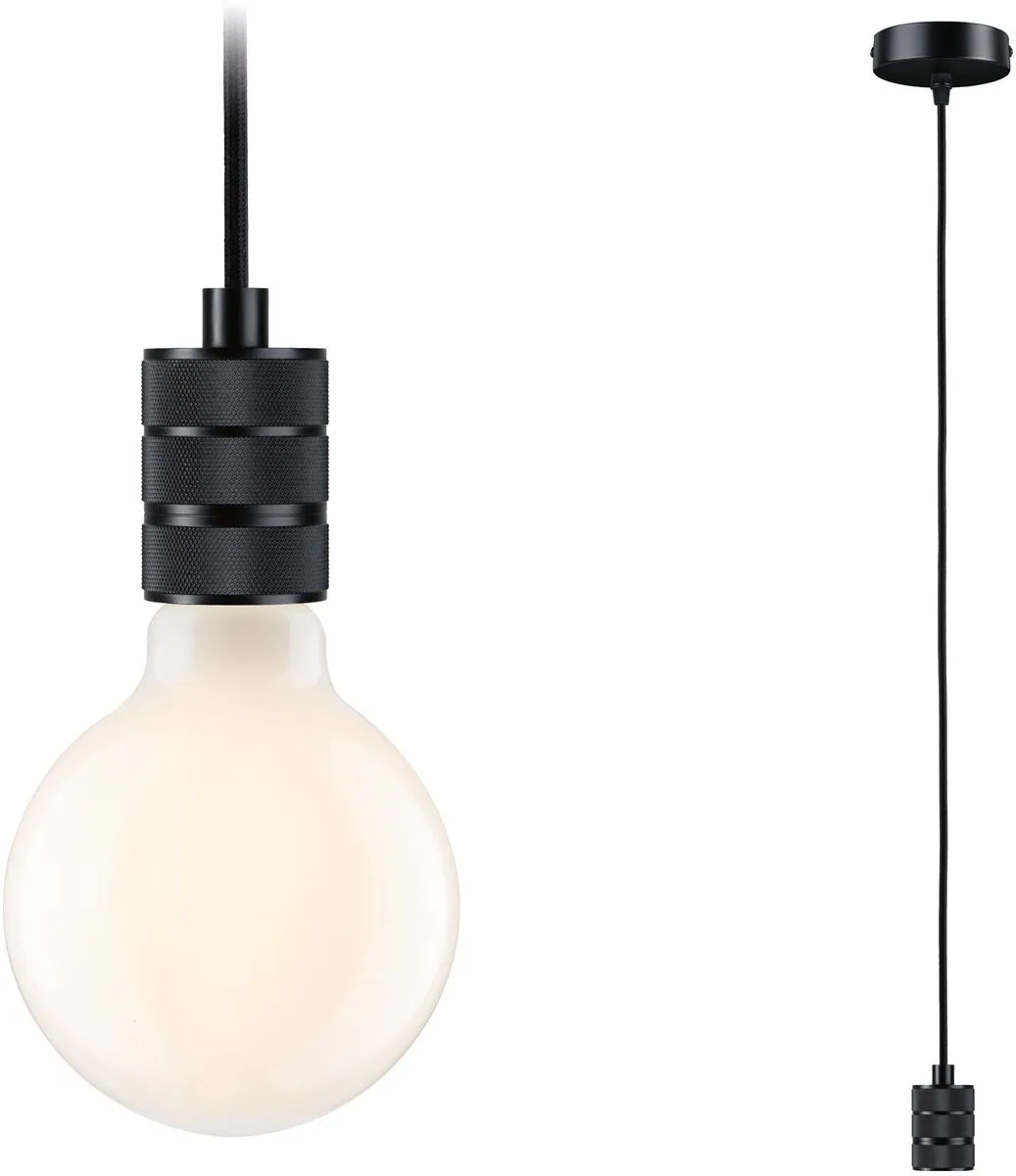Paulmann Neordic Tilla Hanglamp E27 60W - Zwart
