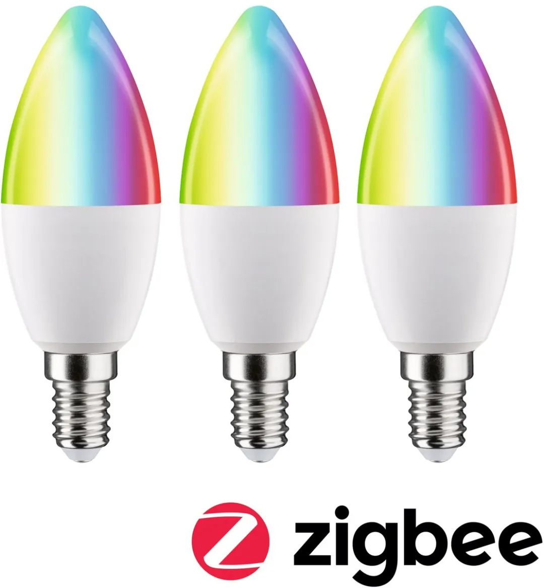 Paulmann Smart Home Zigbee 3.0 LED Kaars E14 RGBW - 3x5W Mat