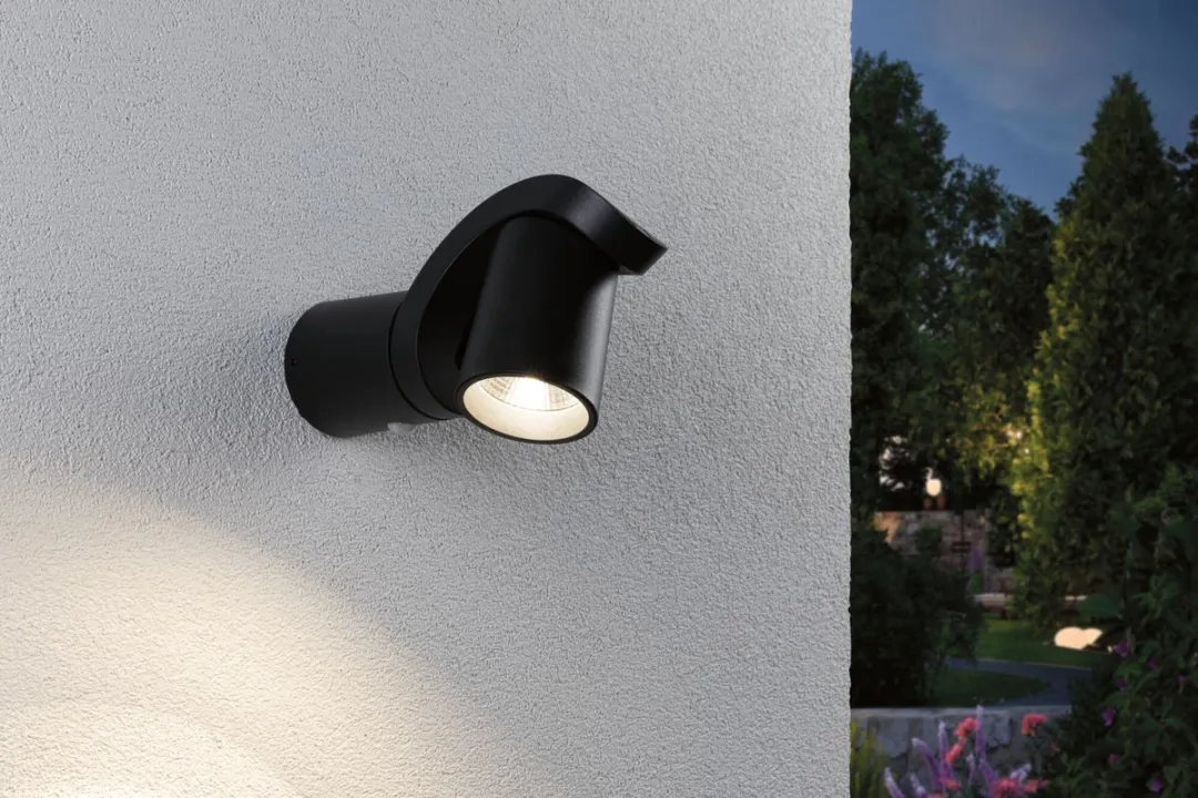 Paulmann LED Wandarmatuur Cuff Schemergestuurd 10W 700lm - Antraciet