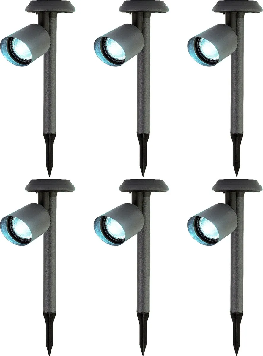 Lumineo Solar Prikspot/Tuinspot 6x