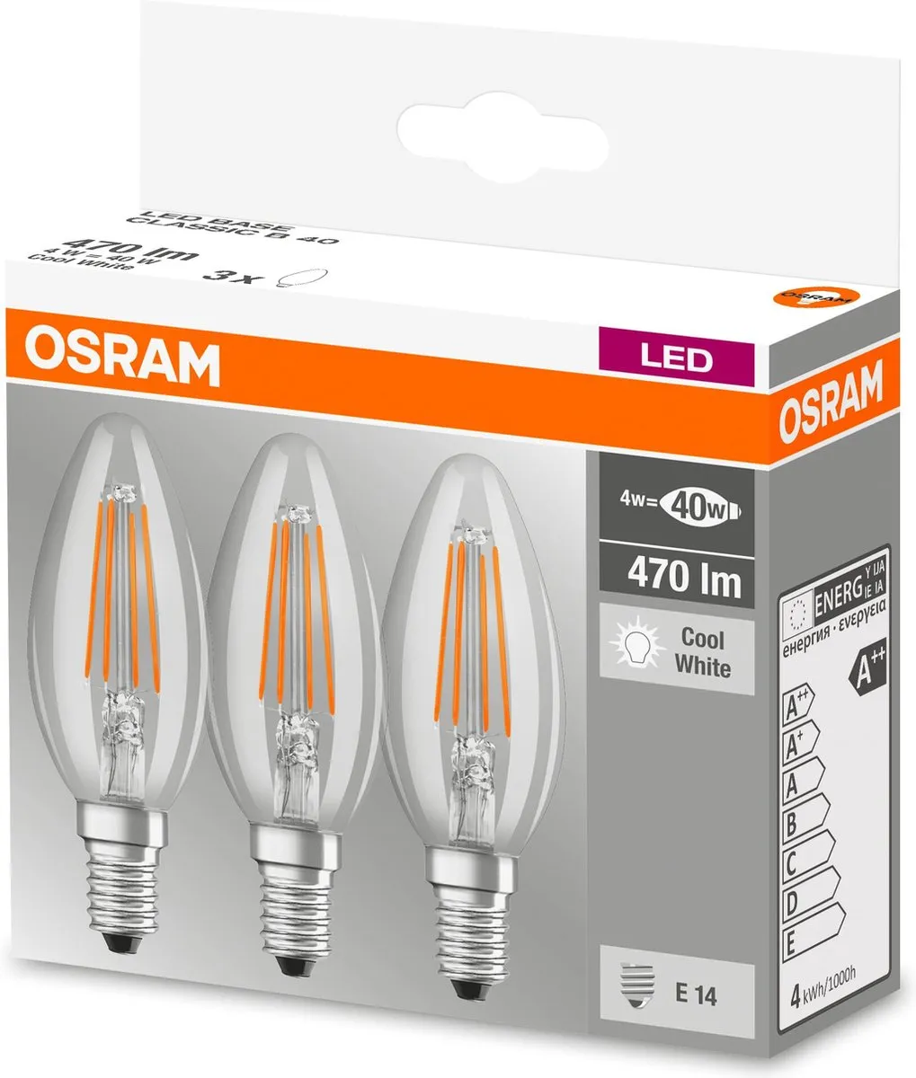 Osram LEDVANCE 4W E14 Koelwit LED