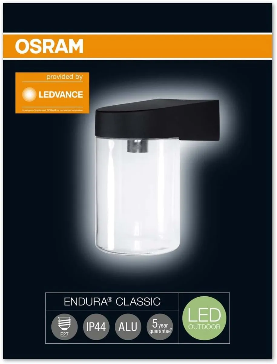 Osram Endura Classic Bold LED Wandlamp E27 60W - Helder