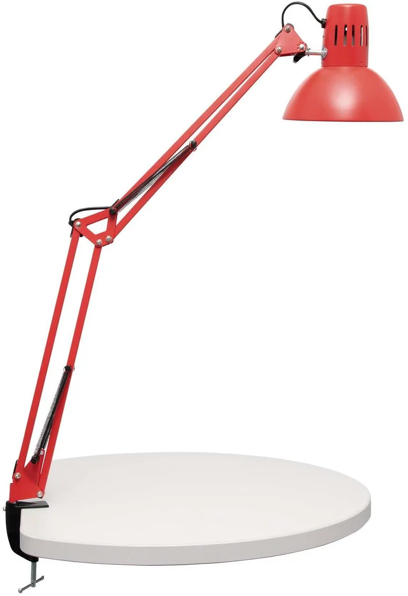 MAULstudy LED Bureaulamp Metaal Rood E27 - afbeelding 6 van 6