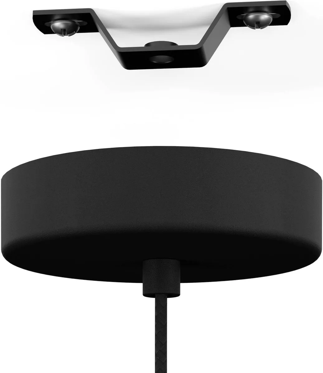 Eglo Alobrase Hanglamp E27 - Ø27.5cm - Zwart