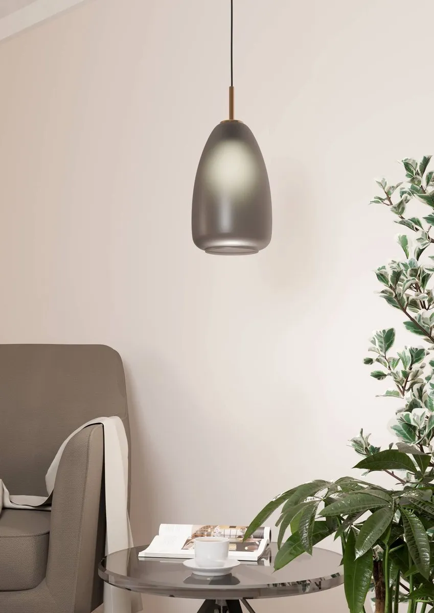 Eglo Alobrase Hanglamp E27 - Ø27.5cm - Zwart - afbeelding 6 van 6