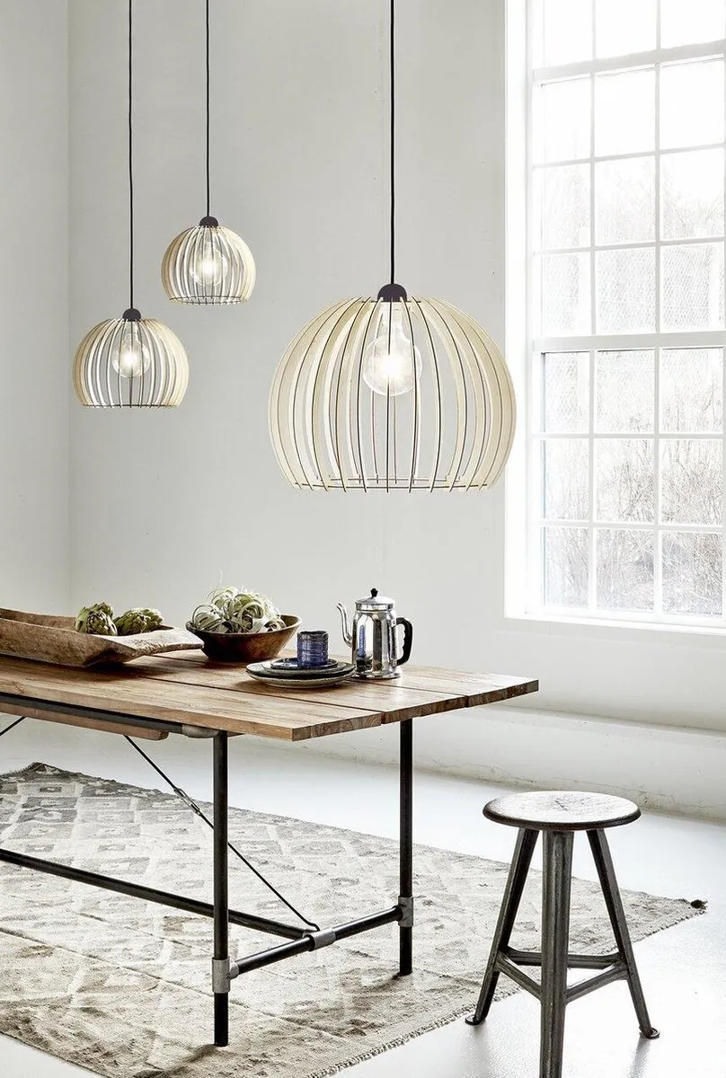 Nordlux Chino 40 Hanglamp - 1 Lichtpunt - Ø40cm - Natuur