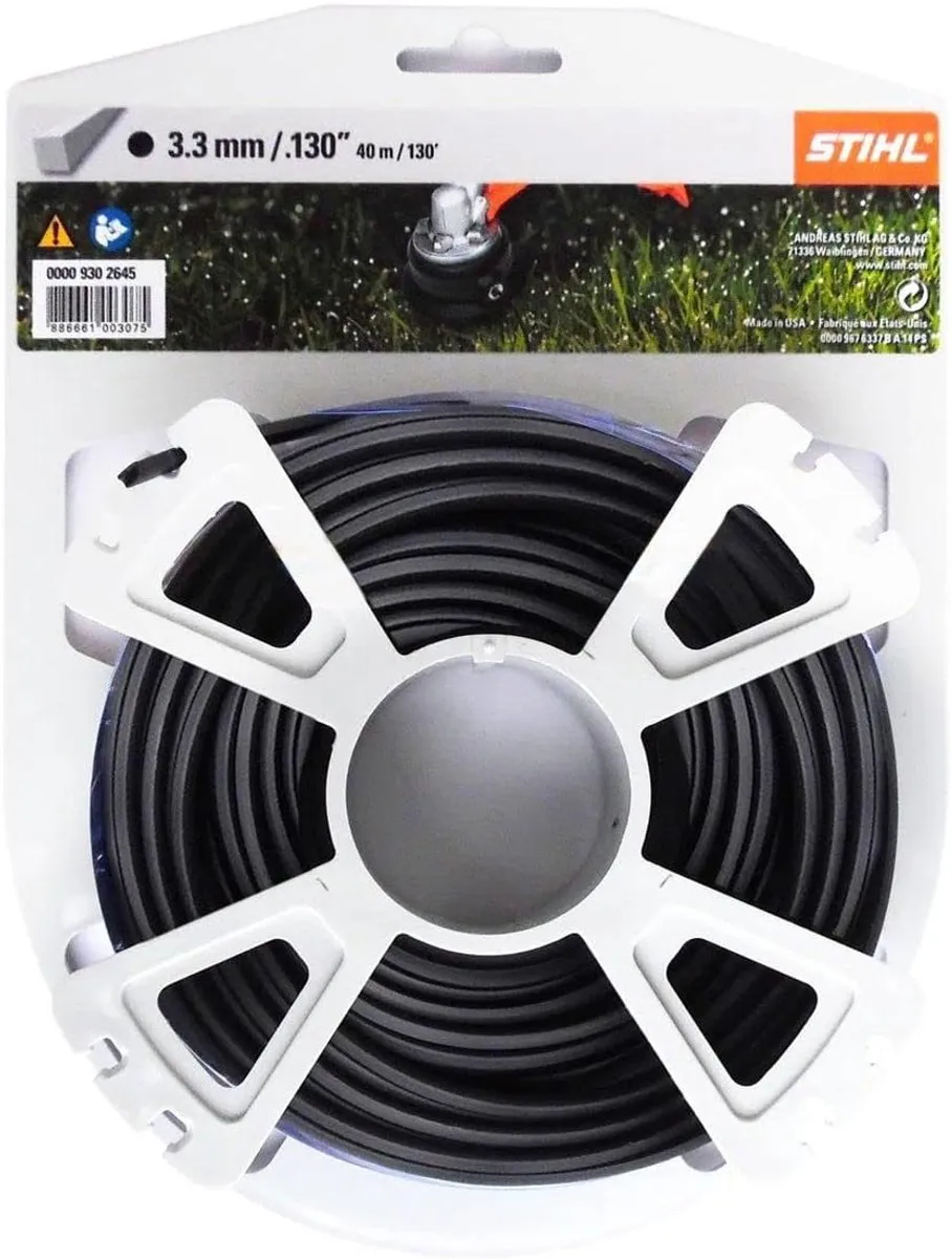 Stihl Vierkant Maaidraad Ø3,3mm x 38m
