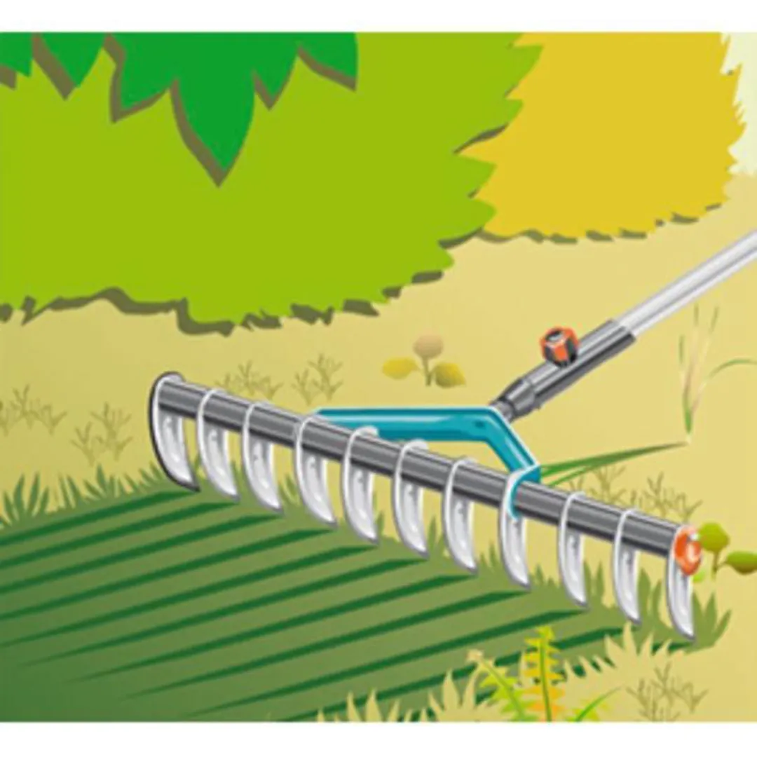 GARDENA Combisystem-eenzijdige Vericuteerhark - Werkbreedte 35 cm
