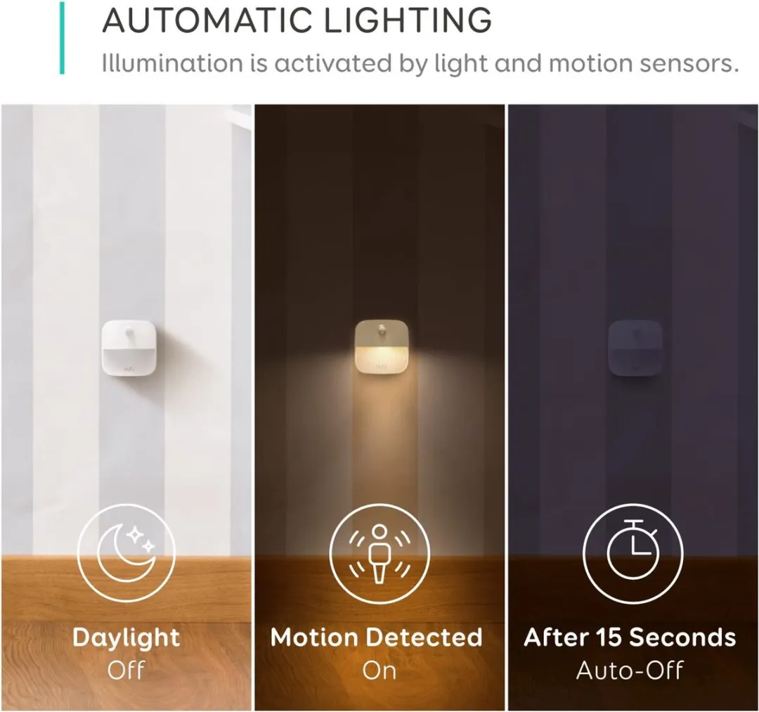 Eufy LED Nachtlampje Stopcontactmodel Warm Wit