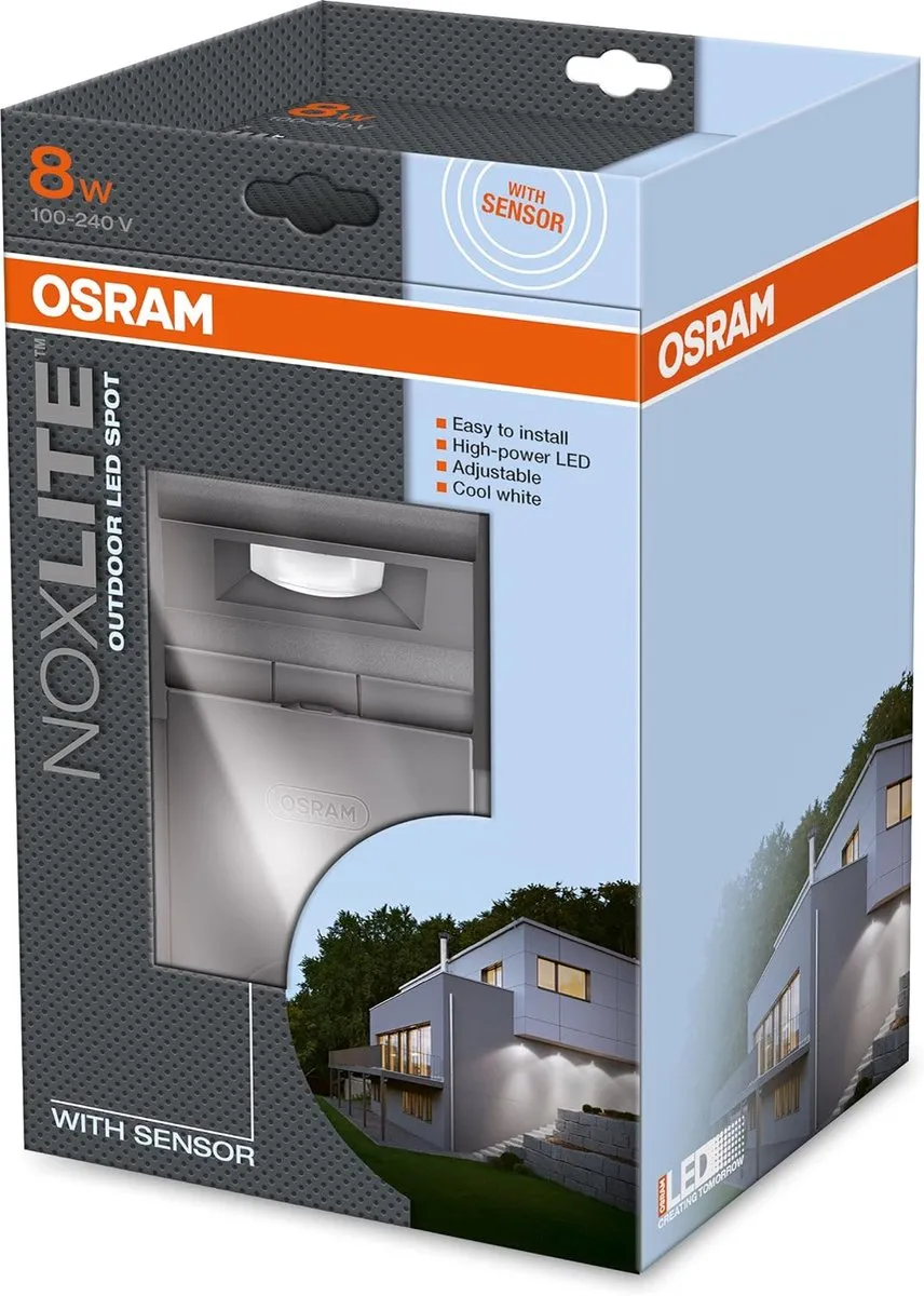 Osram LED Lamp 8W Koel Wit - 6000K 430lm IP44