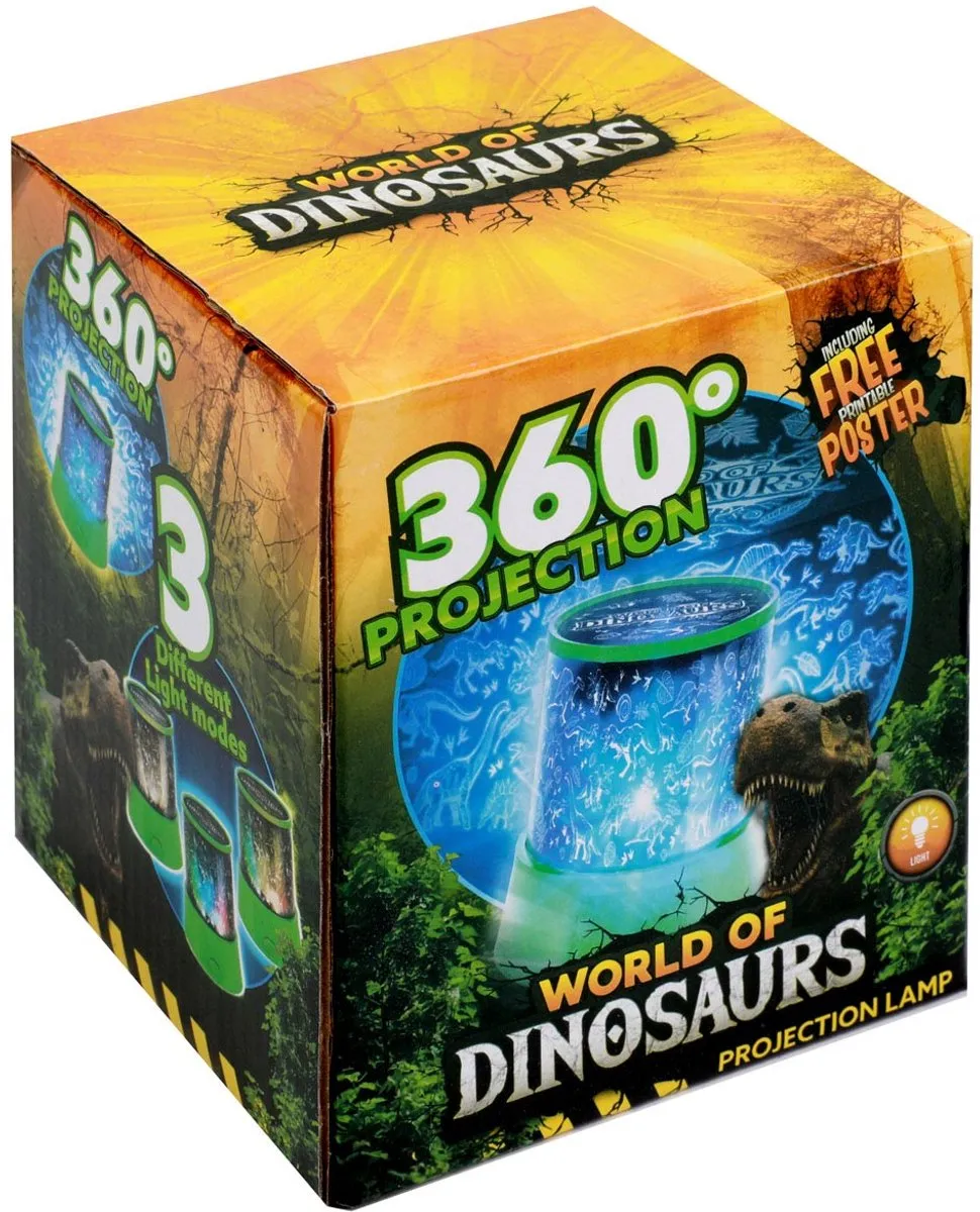 Toi-Toys World of Dinosaurs Projectielamp Blauw