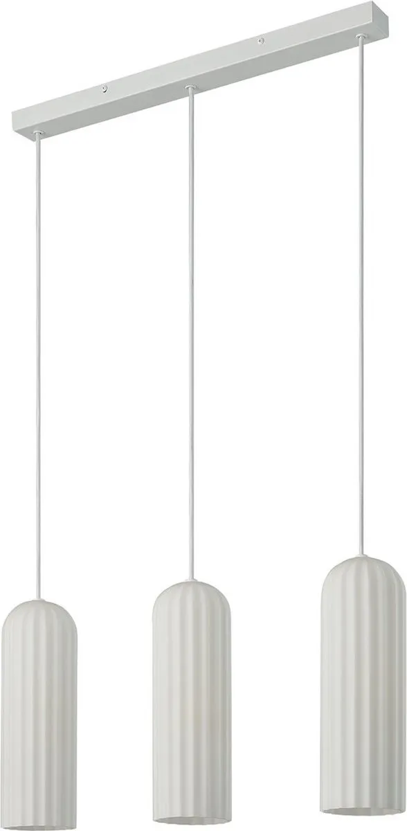Nordlux Miella Hanglamp 3-arm E27 - Opaal wit - 3x10cm