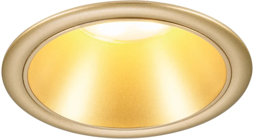 Paulmann LED-inbouwlamp Cole Coin 6W 470lm 2700K - Goud mat