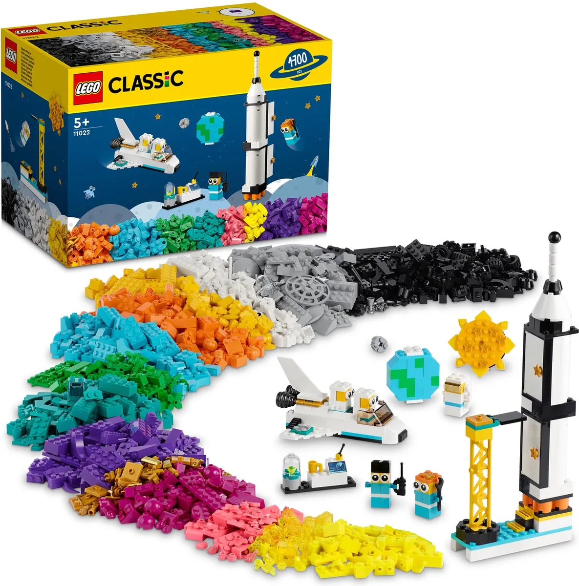 LEGO Classic Ruimtemissie 11022 - 1700 Stenen - Meerkleurig