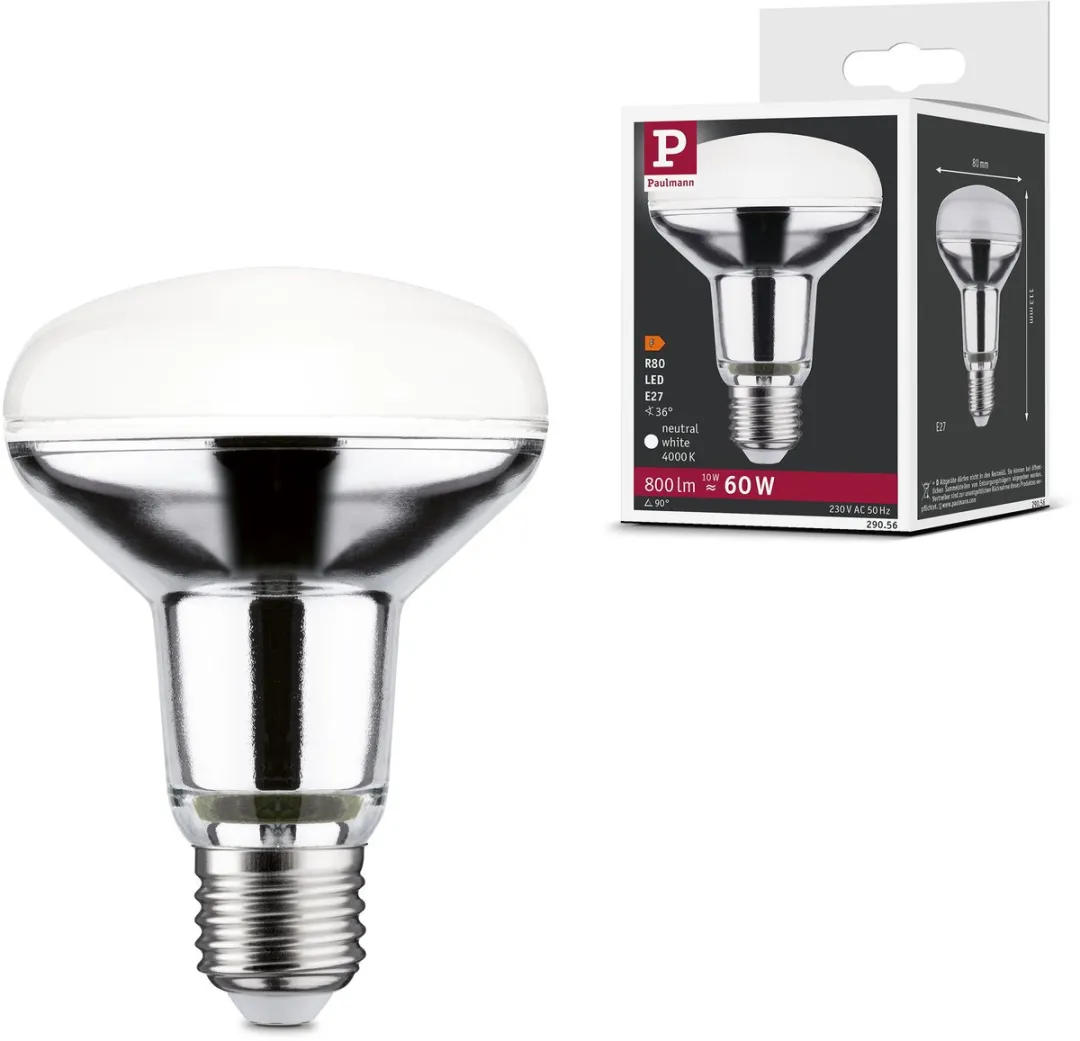 Paulmann LED Reflector R80 10W 800lm 4000K