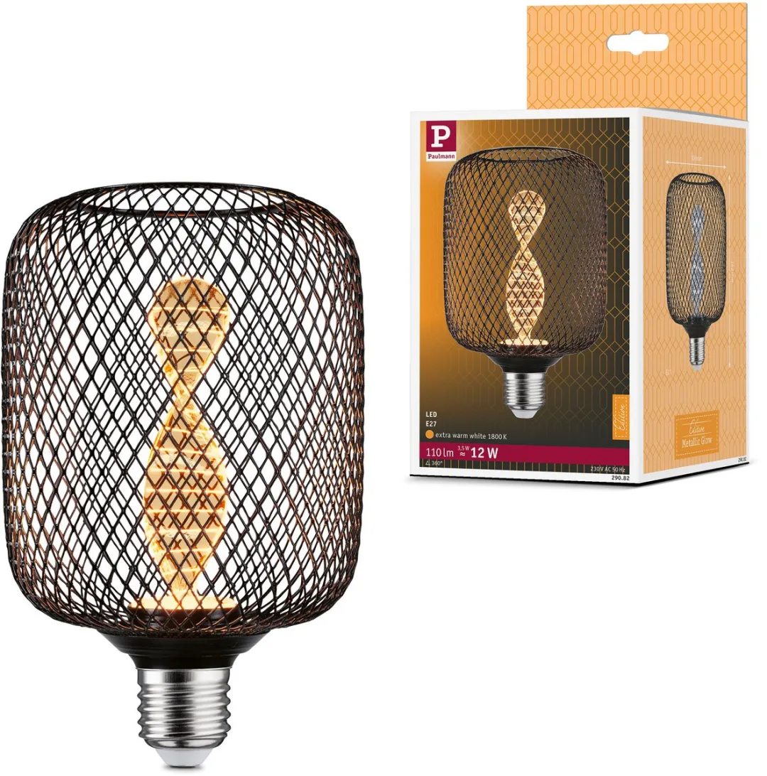 Paulmann Metallic Glow LED Ampoule E27 Helix 3,5W 1800K