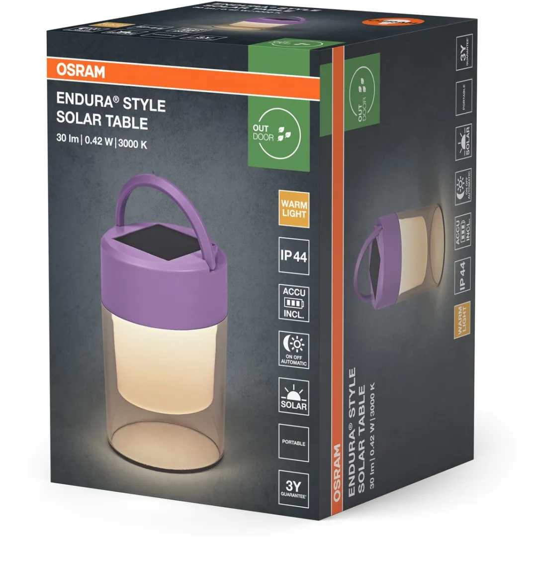 Osram Endura Style Solar Table IP44 - 100cm Paars