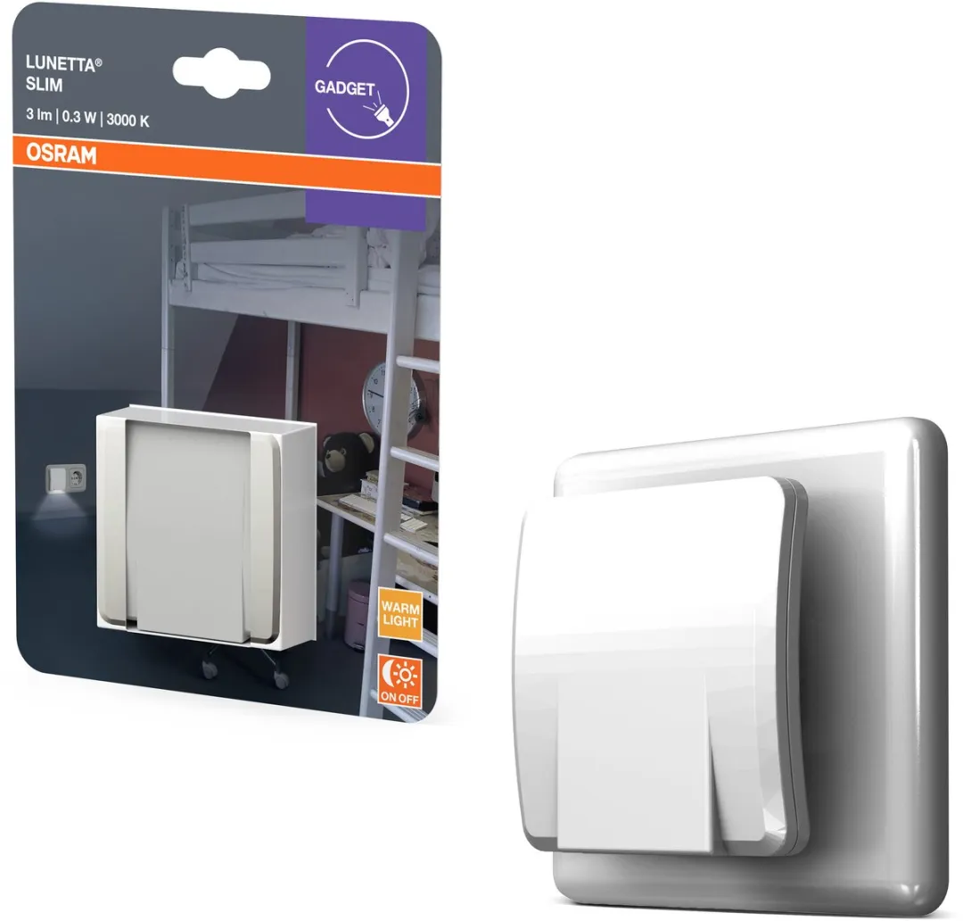 Osram Lunetta Slim Nachtlampje Wit 3000K - 3lm - afbeelding 6 van 6
