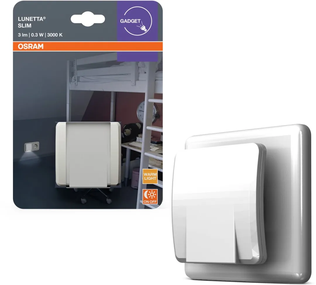 Osram Lunetta Slim Nachtlampje Wit 3000K - 3lm