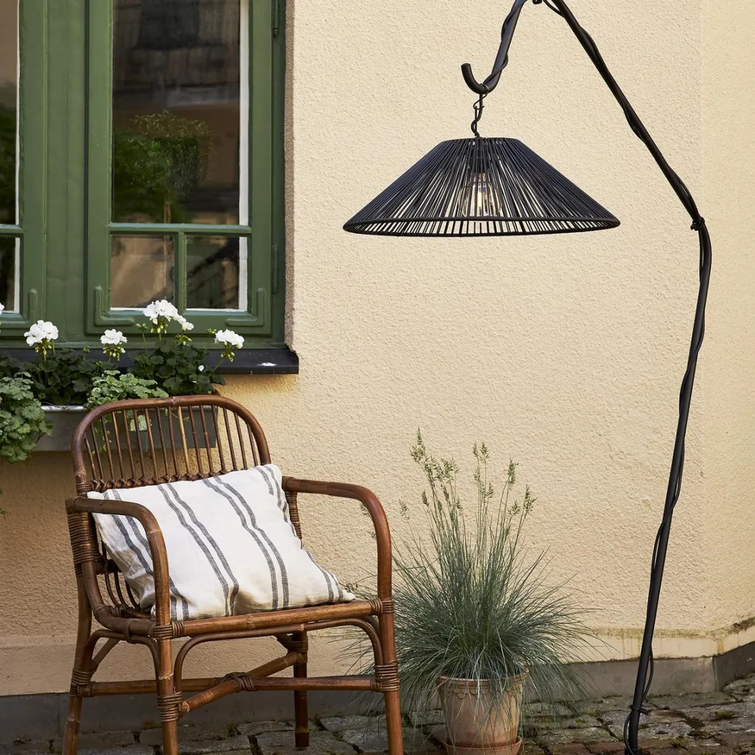 Star Trading Vide Lampenkap 58cm - Zwart - afbeelding 5 van 6