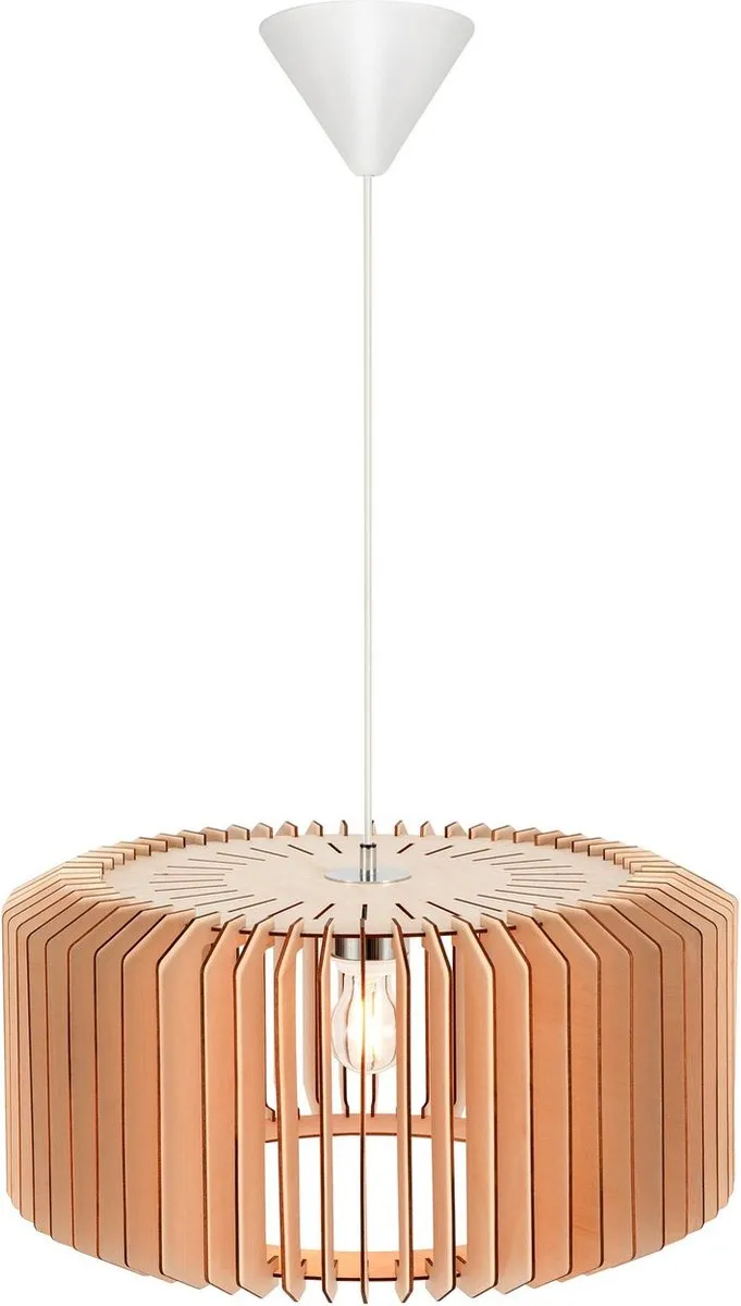 Nordlux Asti 50 Hanglamp - Ø50cm - Hout