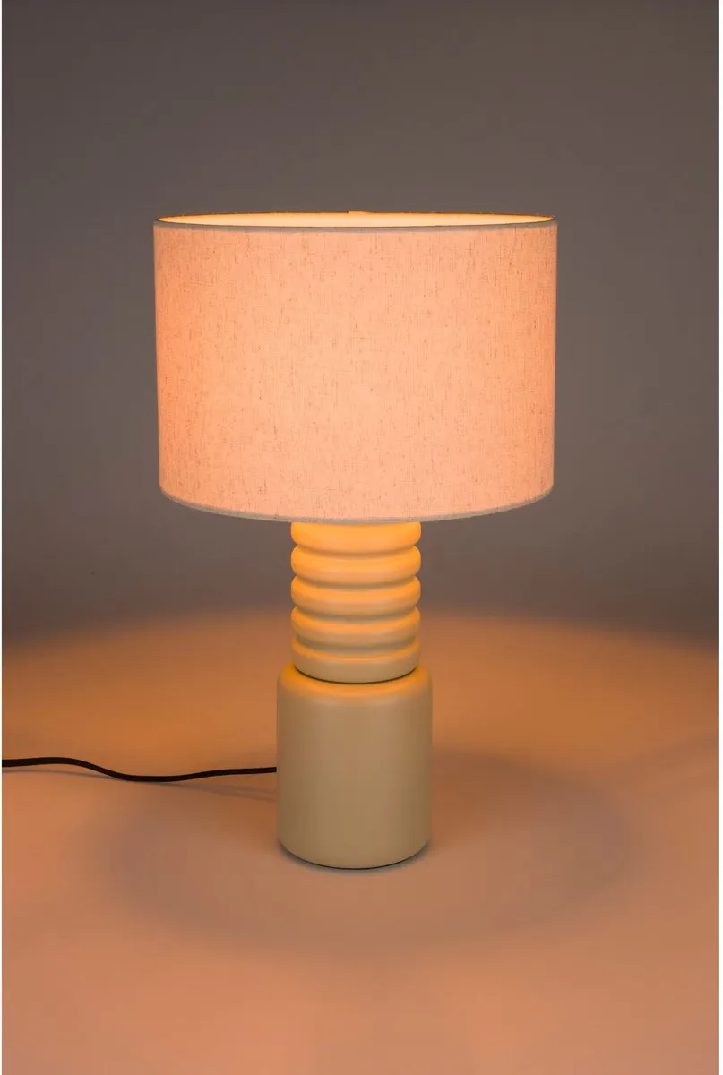 Zuiver Six Tafellamp - Beige - Ø30cm