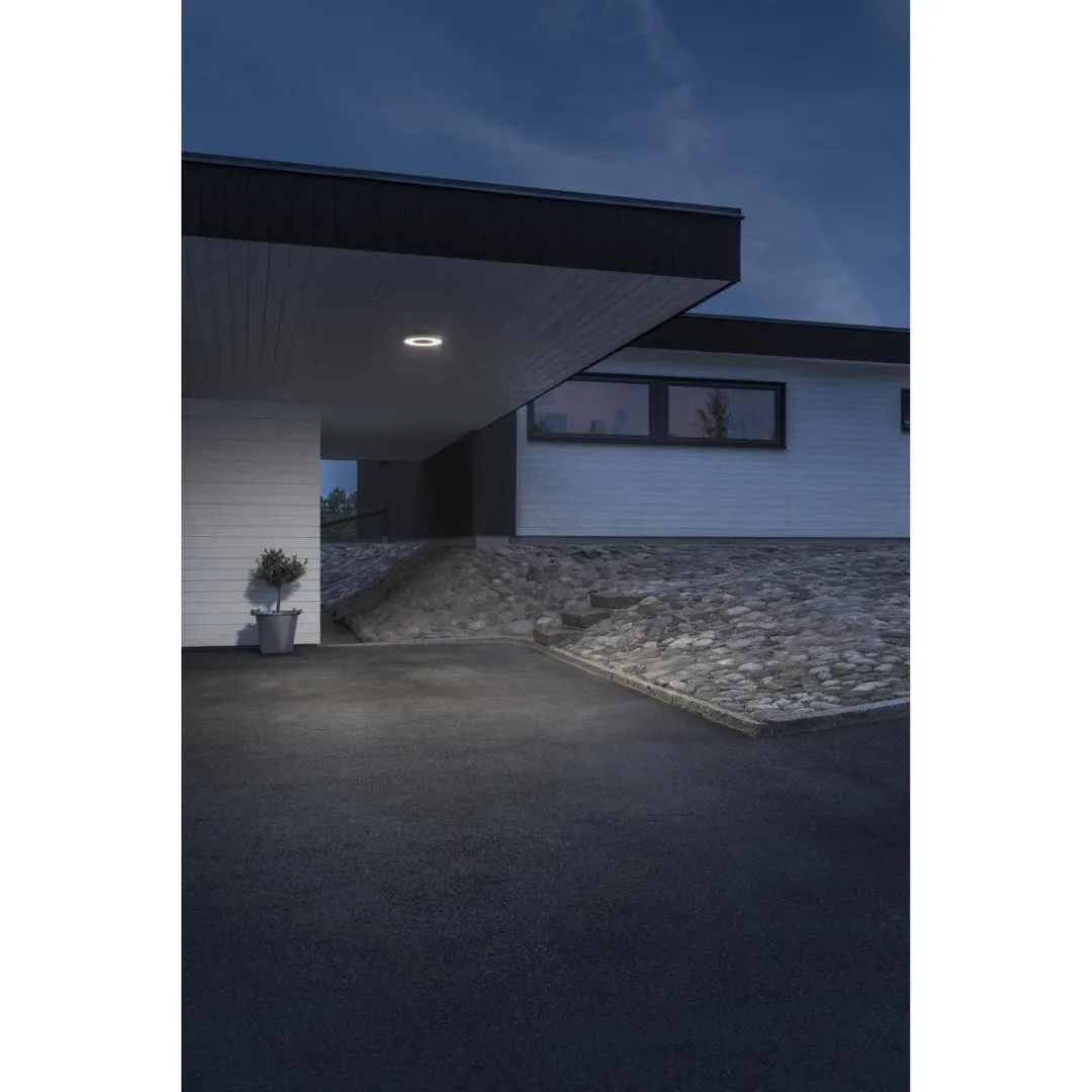 Konstsmide Carrara Wandverlichting 25W - Ø27cm - Warm wit - afbeelding 6 van 6
