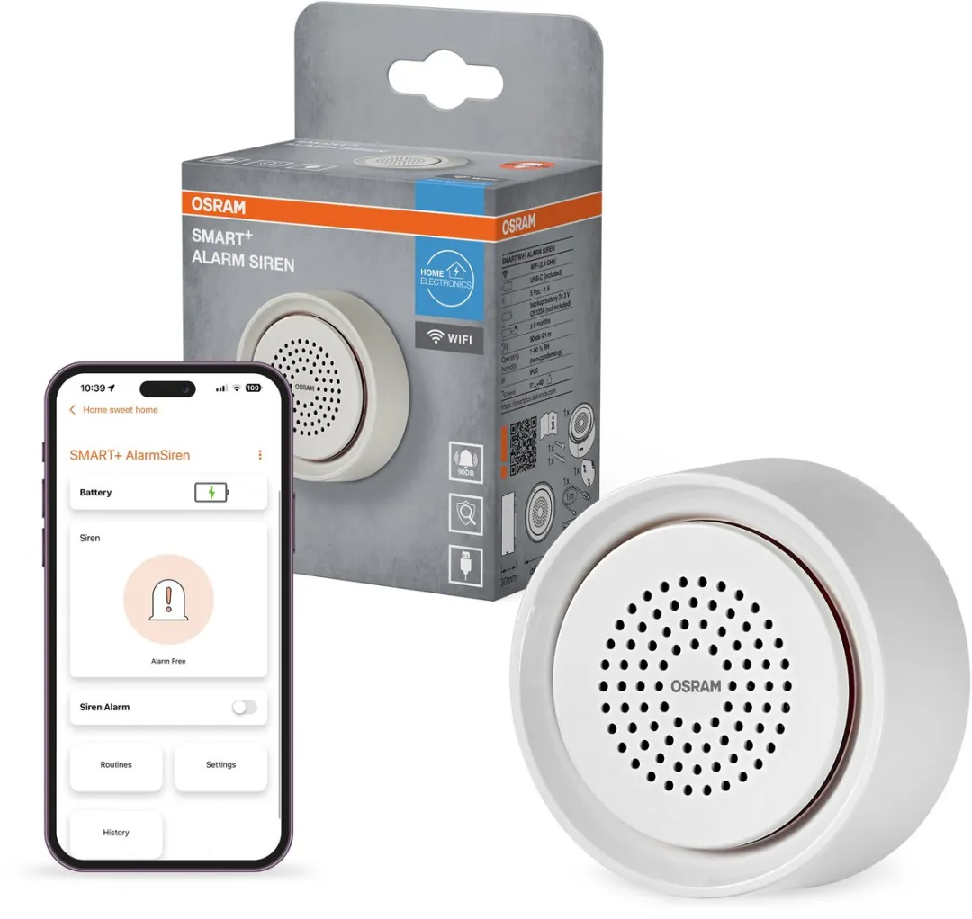 Osram SMART+ Alarm Sirene WiFi - Wit