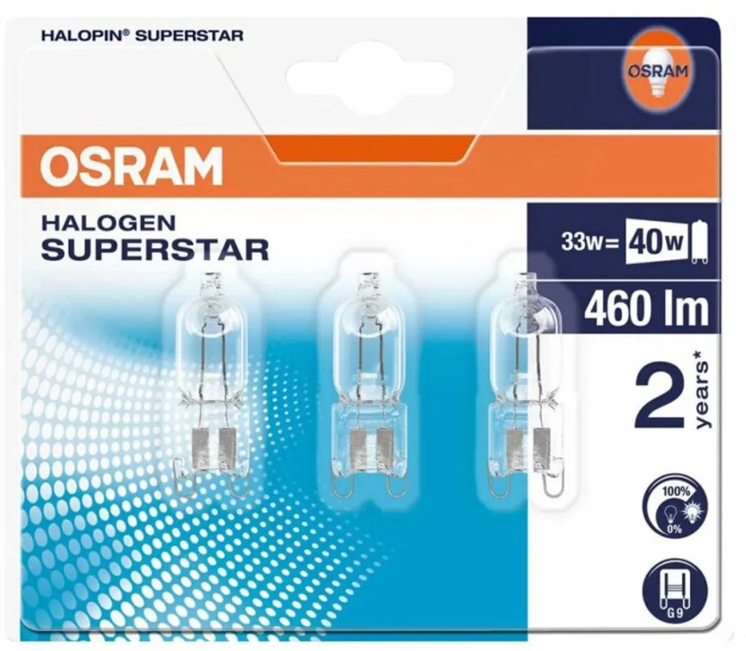 Osram Eco Halogeen Halopin G9 33W