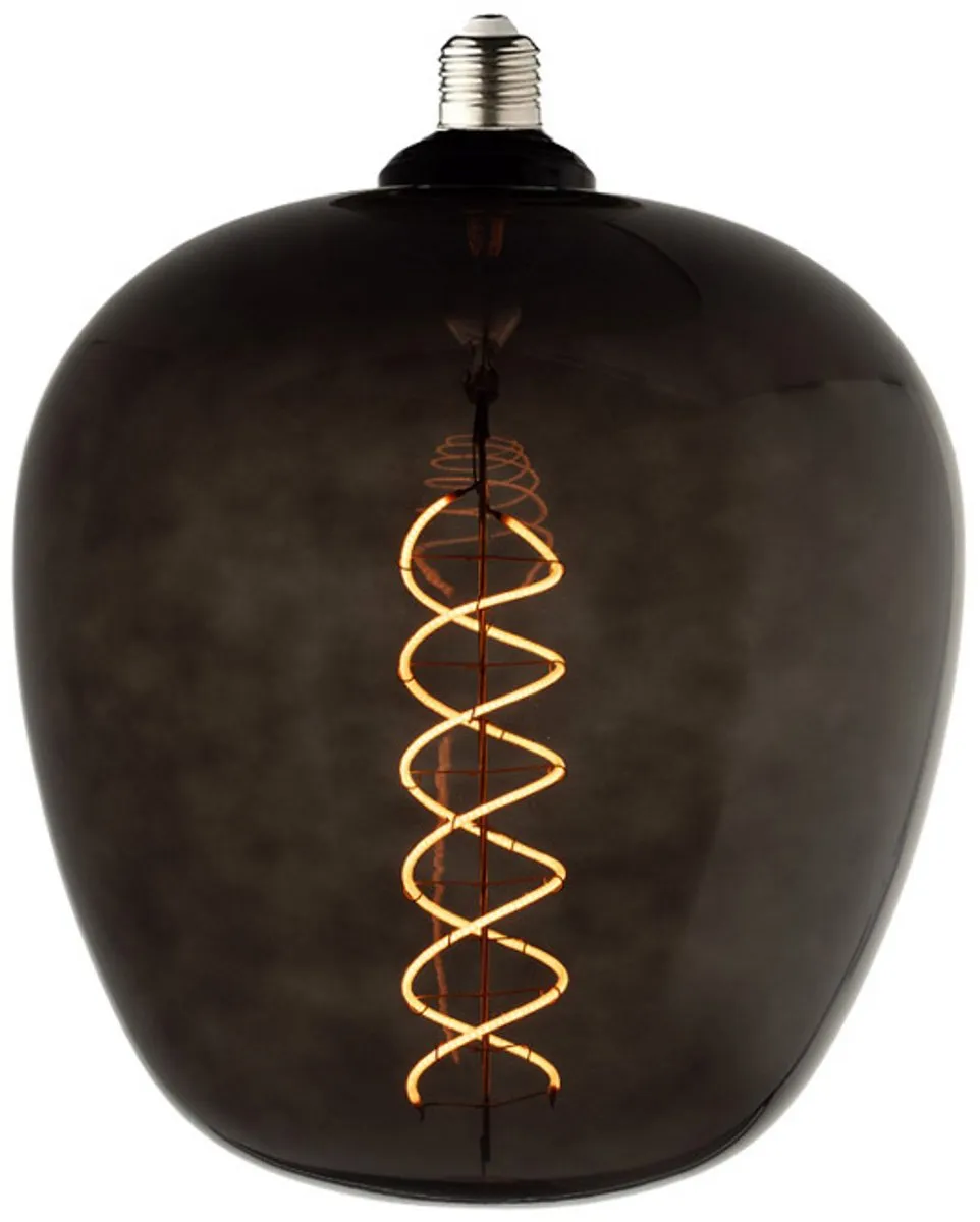 Lybardo DeepBlack E27 LED XL 4W - 1800K Rookglas