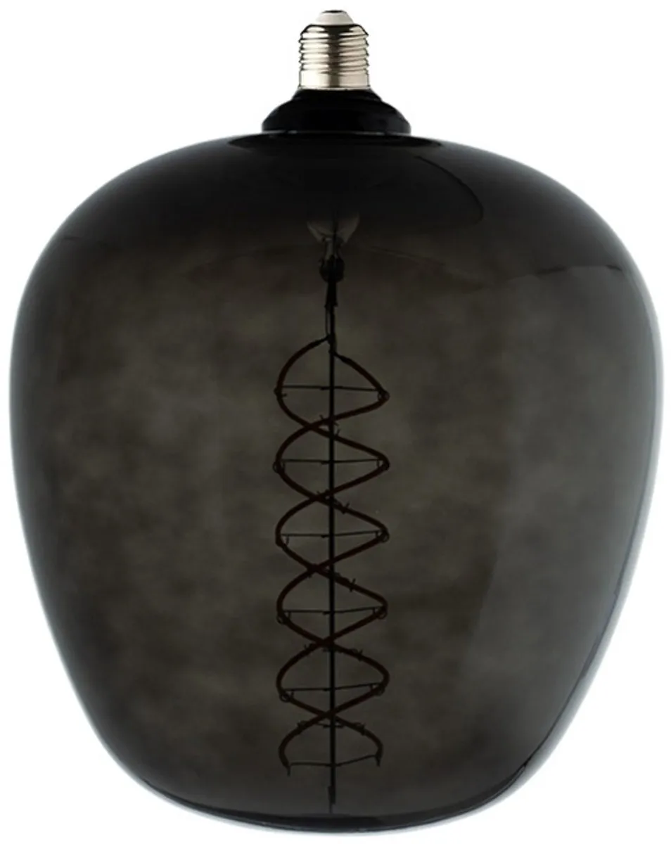 Lybardo DeepBlack E27 LED XL 4W - 1800K Rookglas