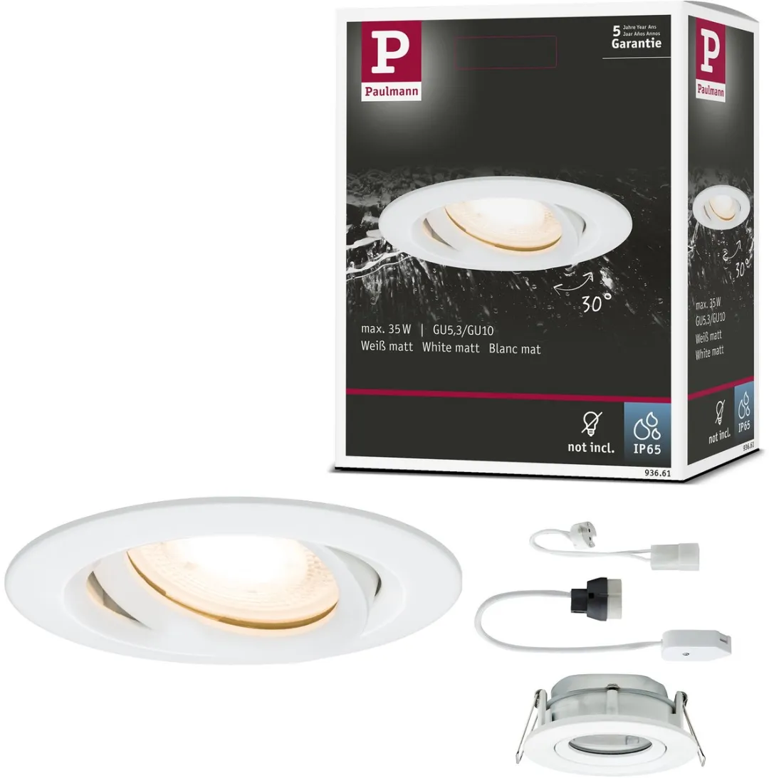 Paulmann Nova Plus Inbouwlamp 93mm 35W GU5.3/GU10