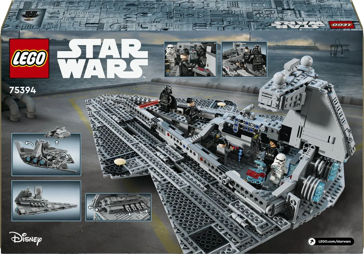LEGO Imperial Star Destroyer 75394 - 1555 Stukken - 7 Minifiguren
