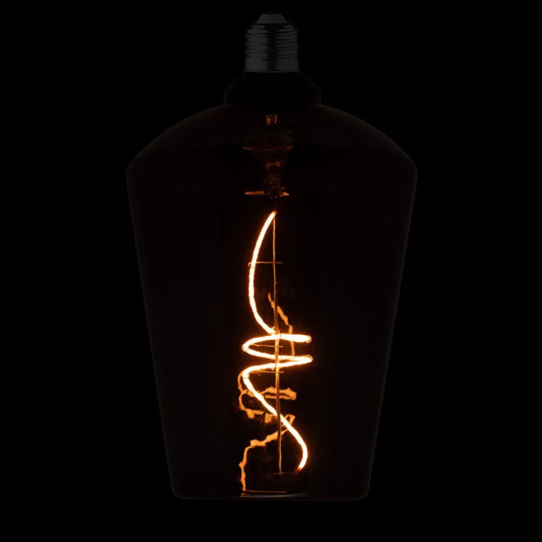 Lybardo DeepBlack E27 LED Lamp 4W - 1800K - Rookglas - afbeelding 6 van 6