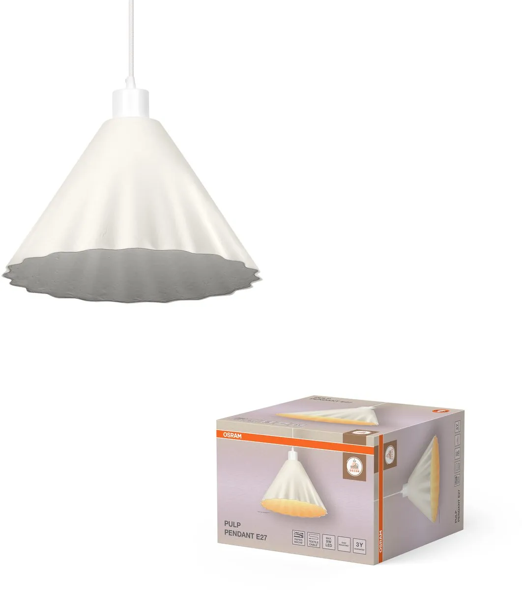 Osram Decor Pulp Hanglamp E27 - Wit - 310mm