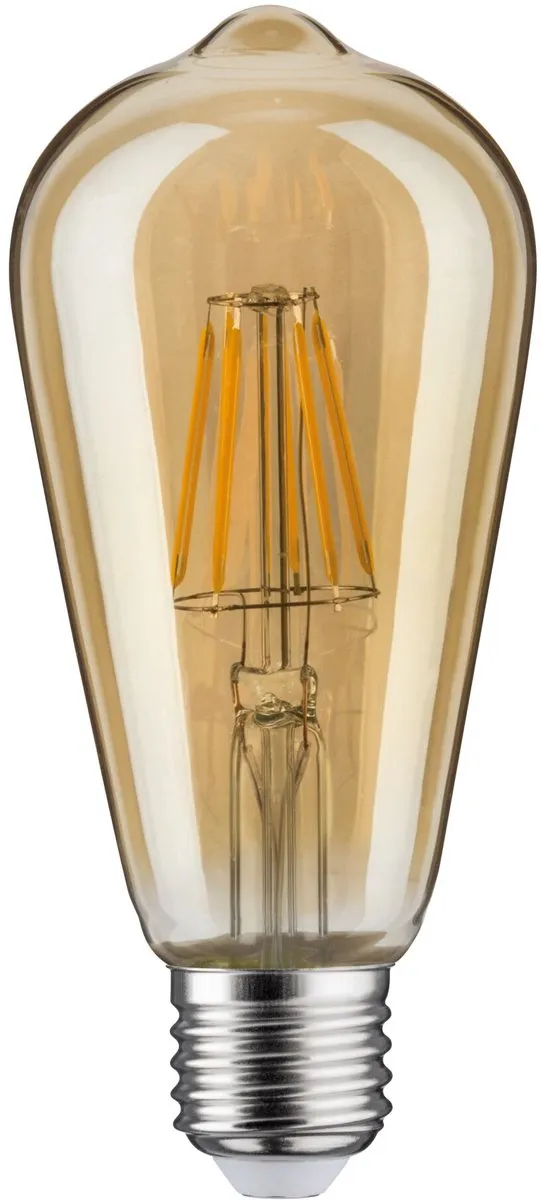 Paulmann 1879 Filament LED-kolf Rustika E27 6W 480lm - 1700K Goud