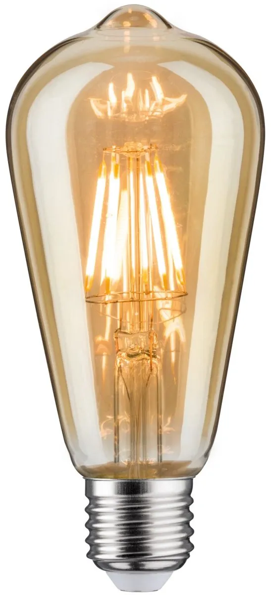 Paulmann 1879 Filament LED-kolf Rustika E27 6W 480lm - 1700K Goud