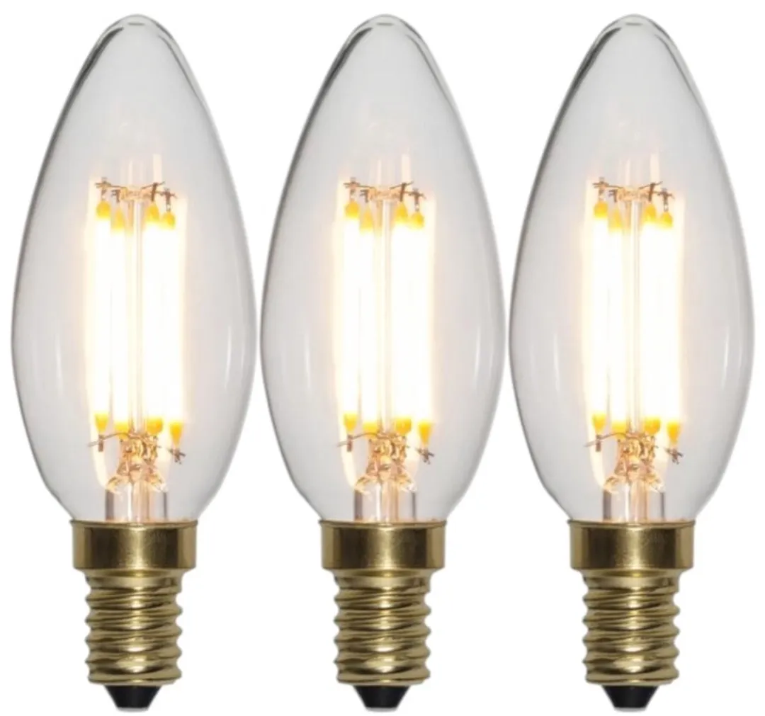 Star Trading 3-Standen LED Kaarslamp Set - 4W Warm Wit