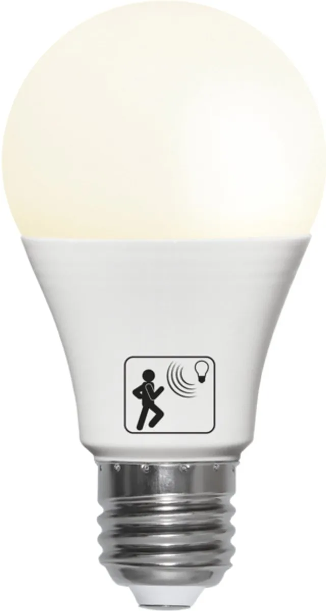 Star Trading Bewegingssensor E27 4.8W Extra Warm Wit - Mat