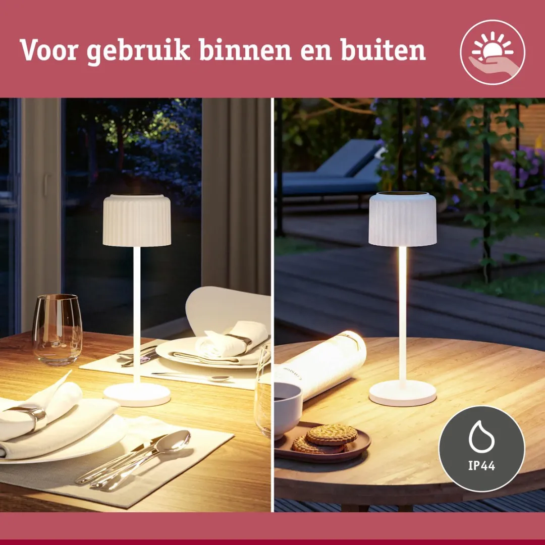 Solar Acculamp Else IP44 dimbaar 2700K Wit