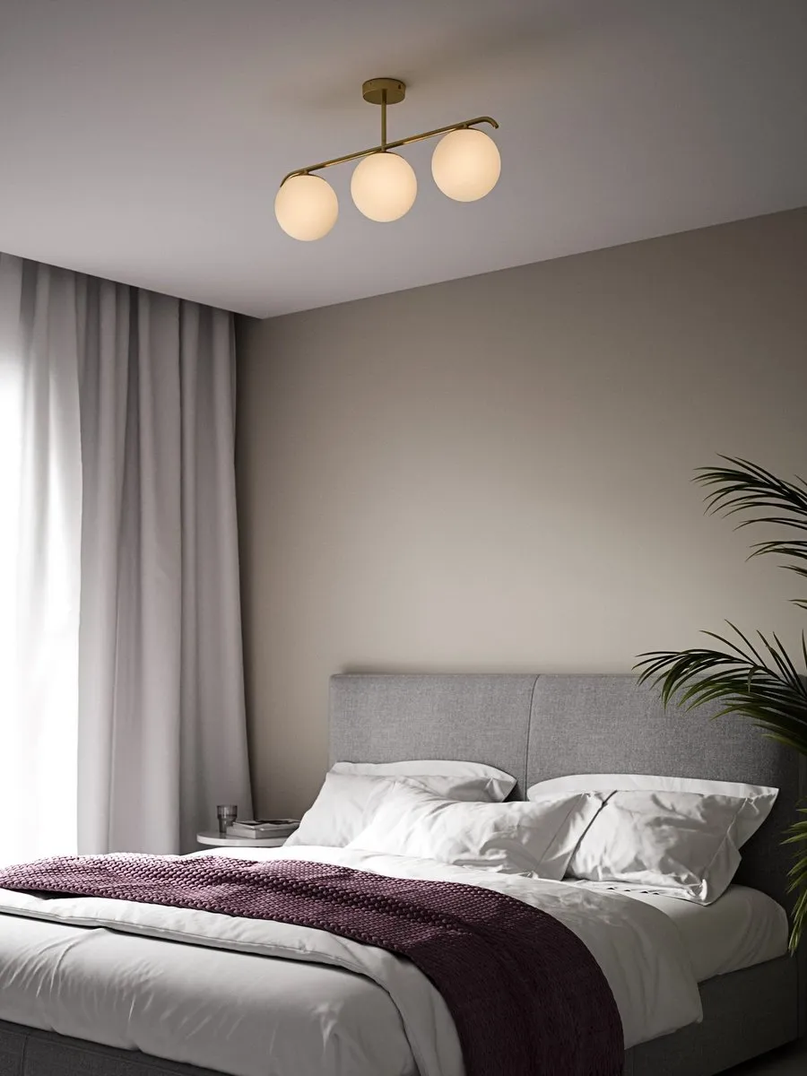 Nordlux Grant Hanglamp 3xE14 - Messing