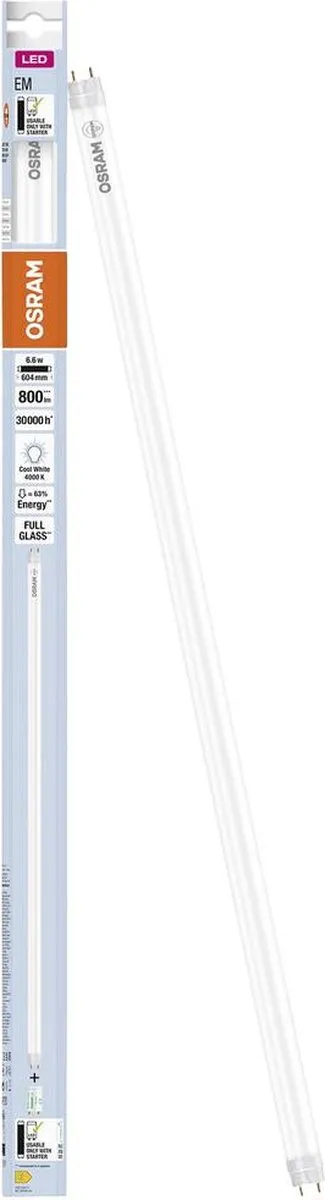 Osram SubstiTUBE T8 18 EM 6.6W G13 - Neutraalwit