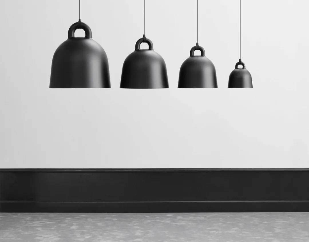 Normann Copenhagen Bell Hanglamp - 60W - Zwart