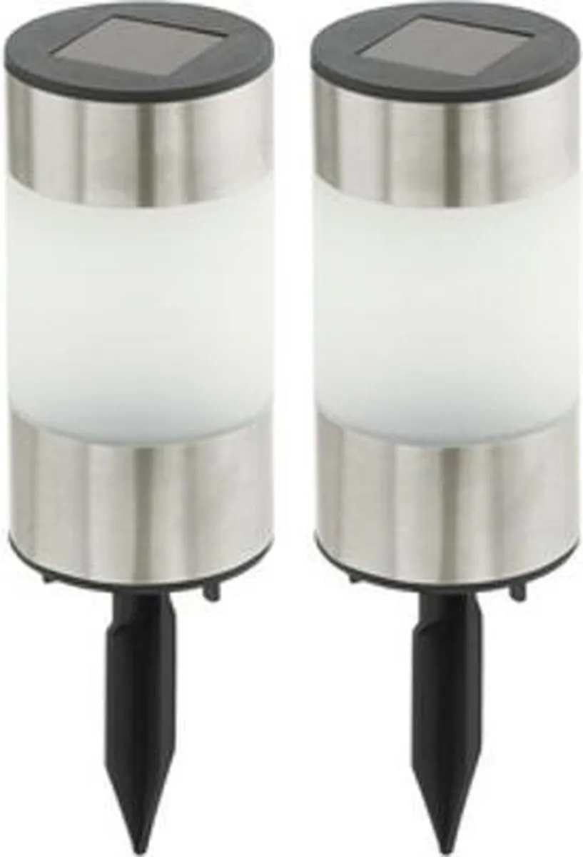 Decoris Solar Prikspot 14cm - Zilver