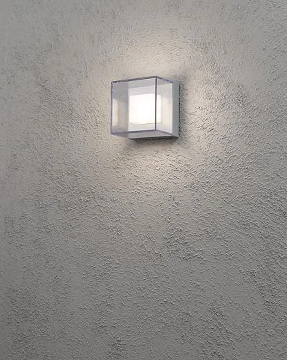 Konstsmide San Remo LED Wandlamp 6x1W 3000K - 19cm - Grijs/Rook - afbeelding 5 van 6